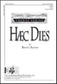 Haec Dies SATB choral sheet music cover